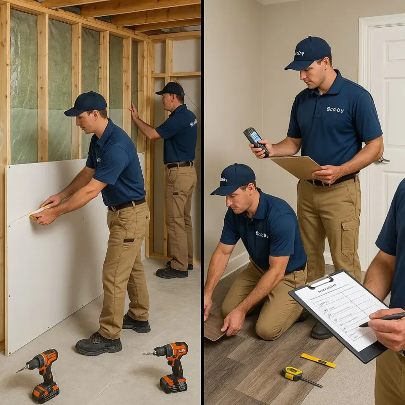 Repairs and Reconstruction process in Annville, KY